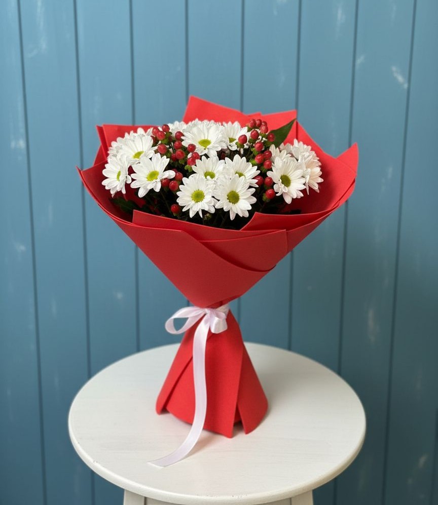 Букет цветов из: Хризантемы в Арье