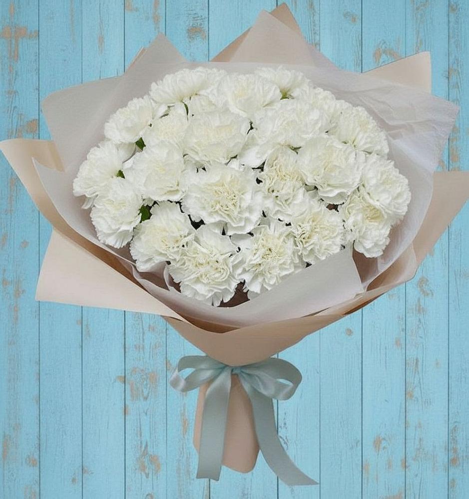 Букет цветов из: Гвоздики в Арье