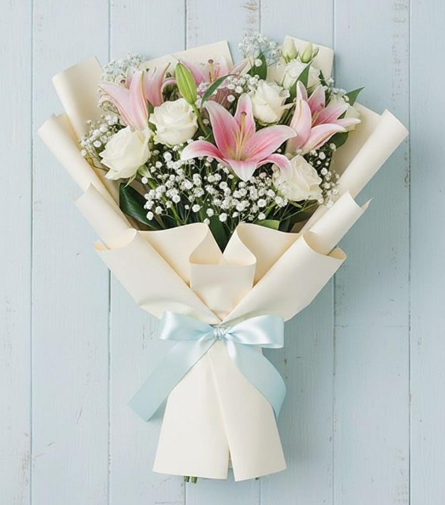 Букет цветов из: Лилии в Арье