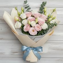 Букет цветов из:  Лизиантусы в Арье