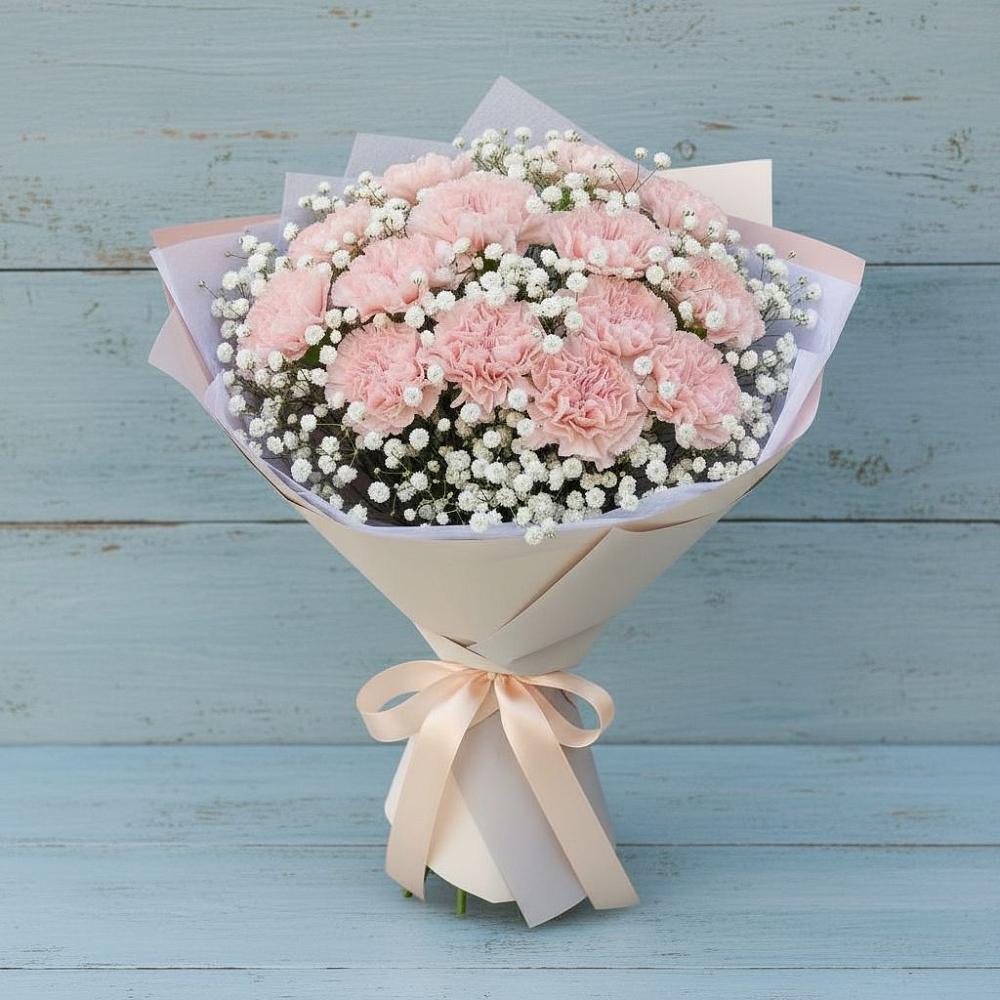 Букет цветов из: Гвоздики в Арье