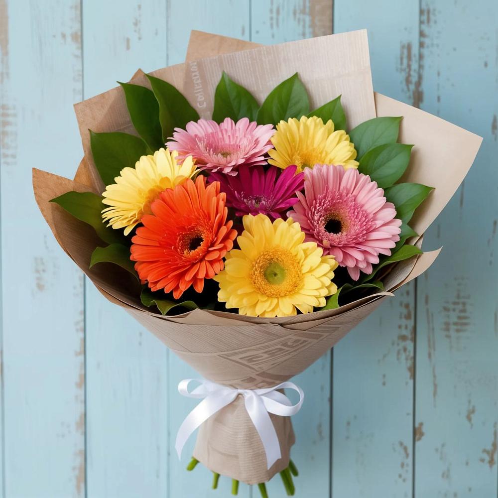Букет цветов из: Герберы в Арье
