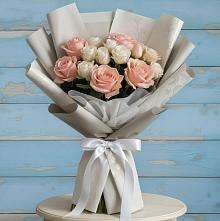 Букет цветов из:  Розы #REPLACE_PRED# Арье