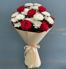 Букет цветов из:  Розы и Хризантемы в Арье