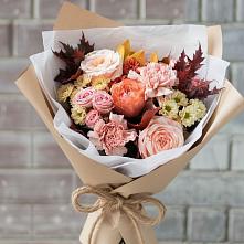 Букет цветов из:  Гвоздики, Хризантемы и Розы в Арье