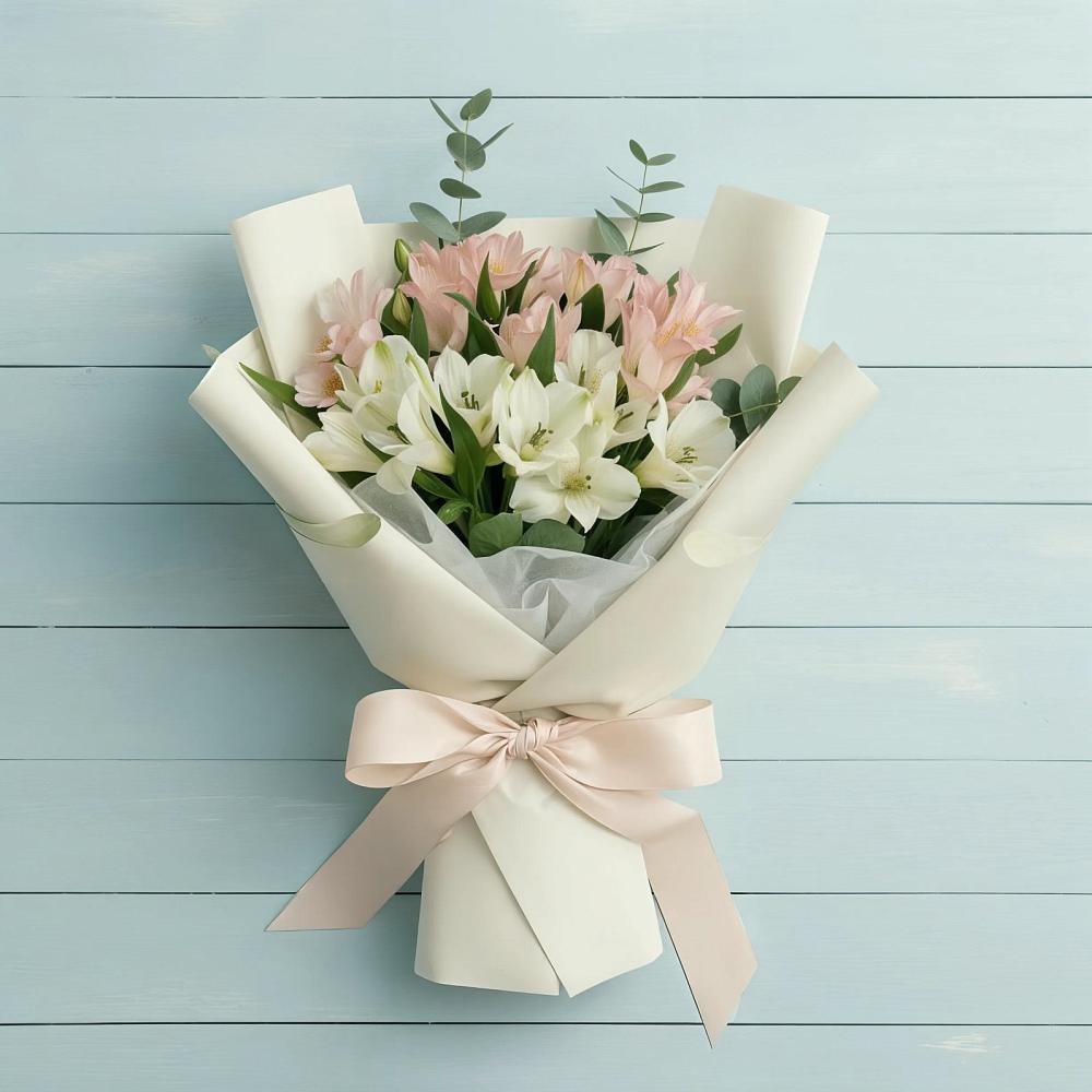 Букет цветов из: Альстромерии в Арье