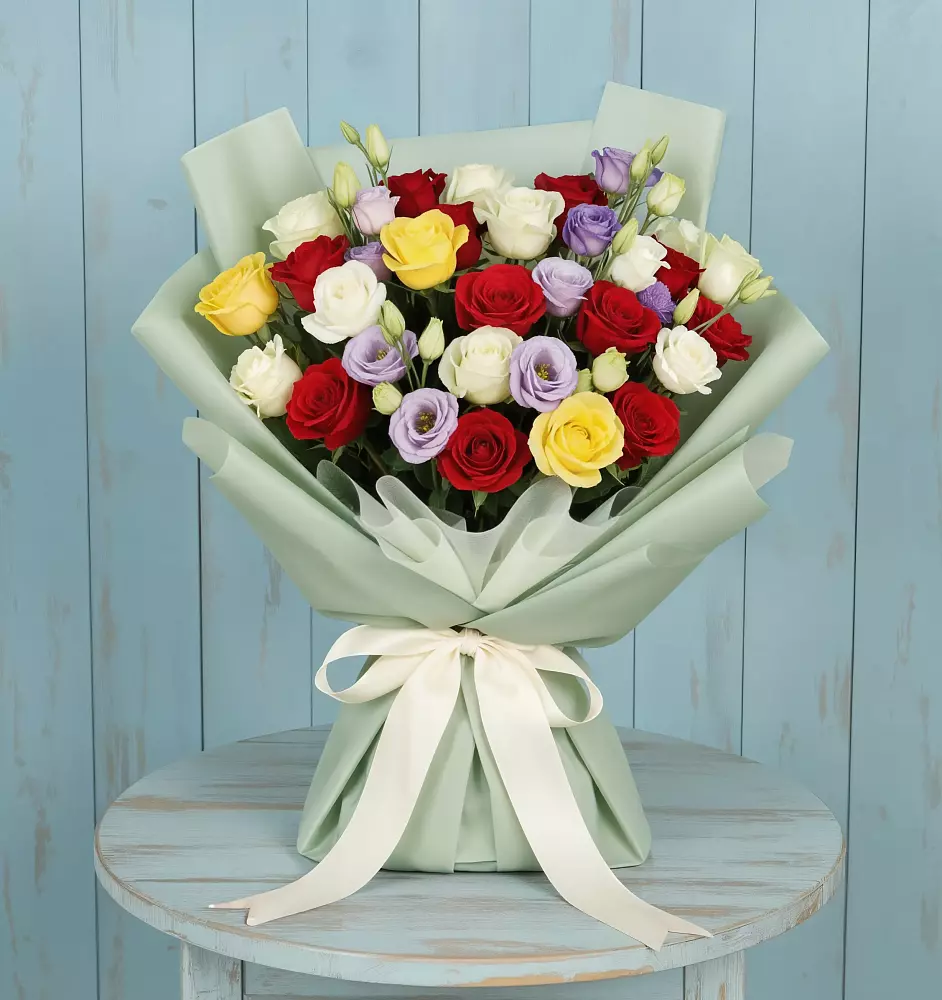 Букет цветов из: Розы в Арье