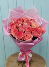 Букет 15 Розовых роз Равель #REPLACE_PRED# Арье