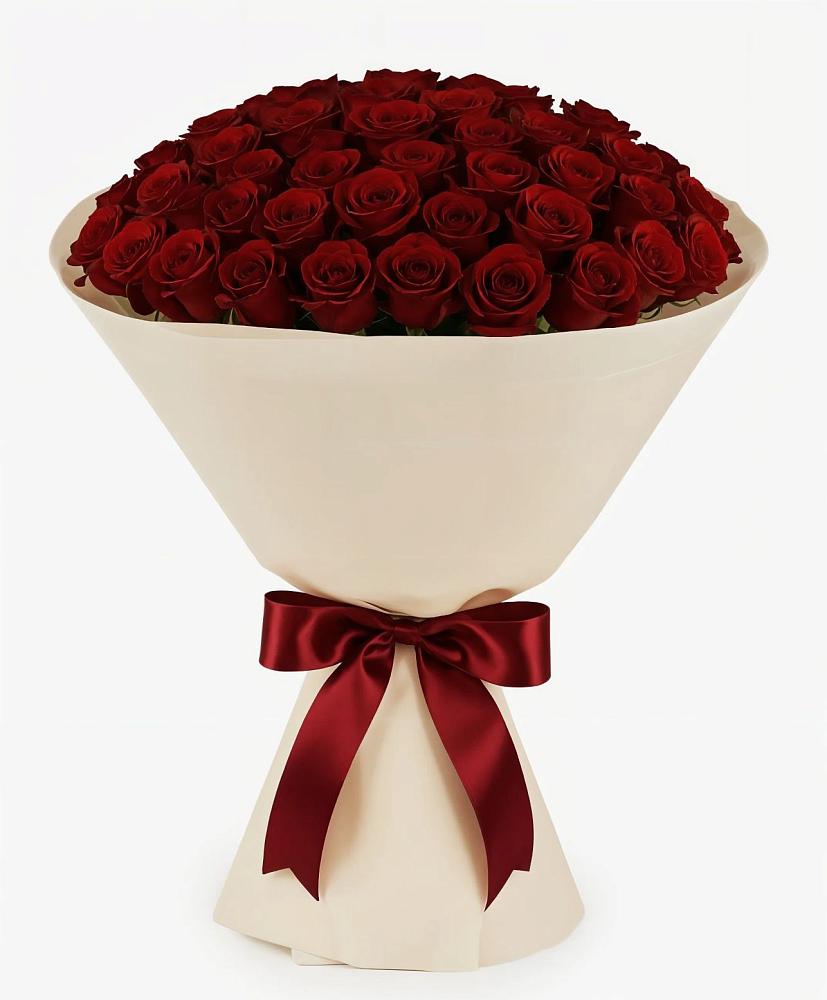 Букет 101 Бордовая роза Блэк Бакарра в Арье