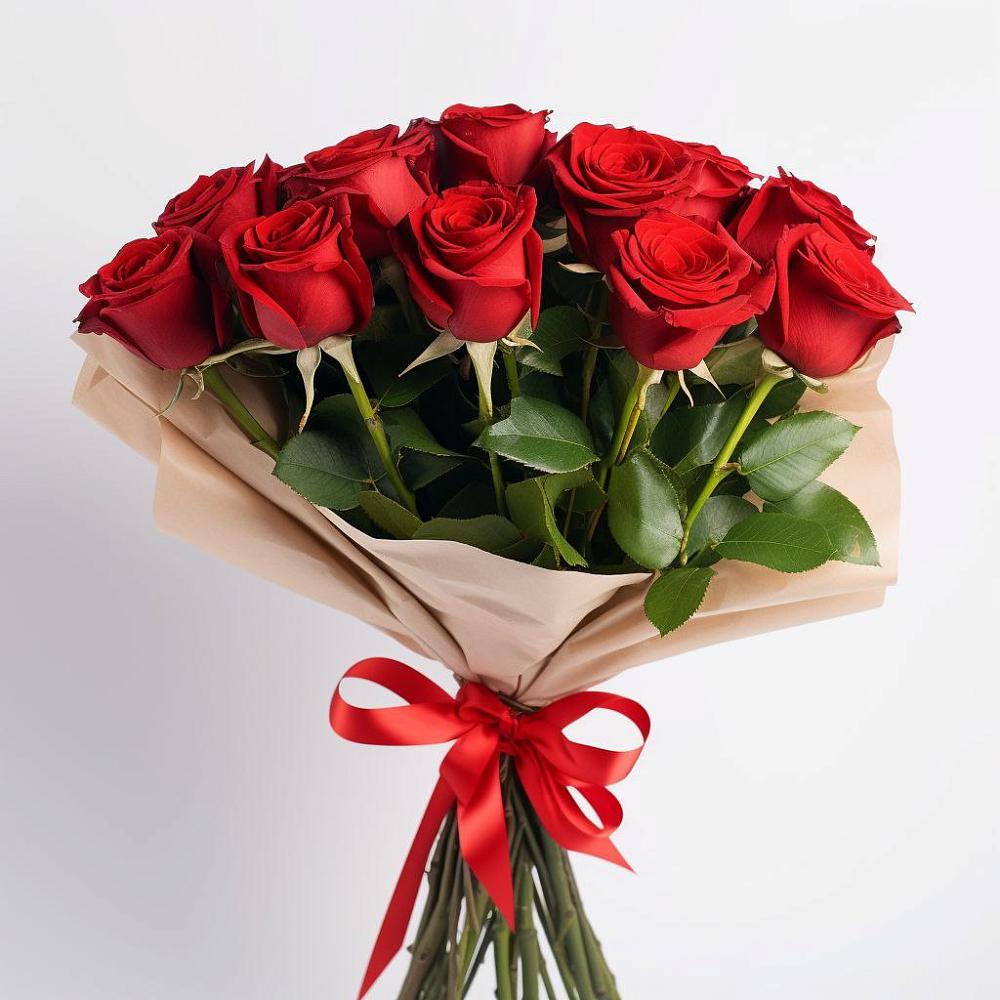 Букет 11 Красных роз Эдлесс Лав в Арье