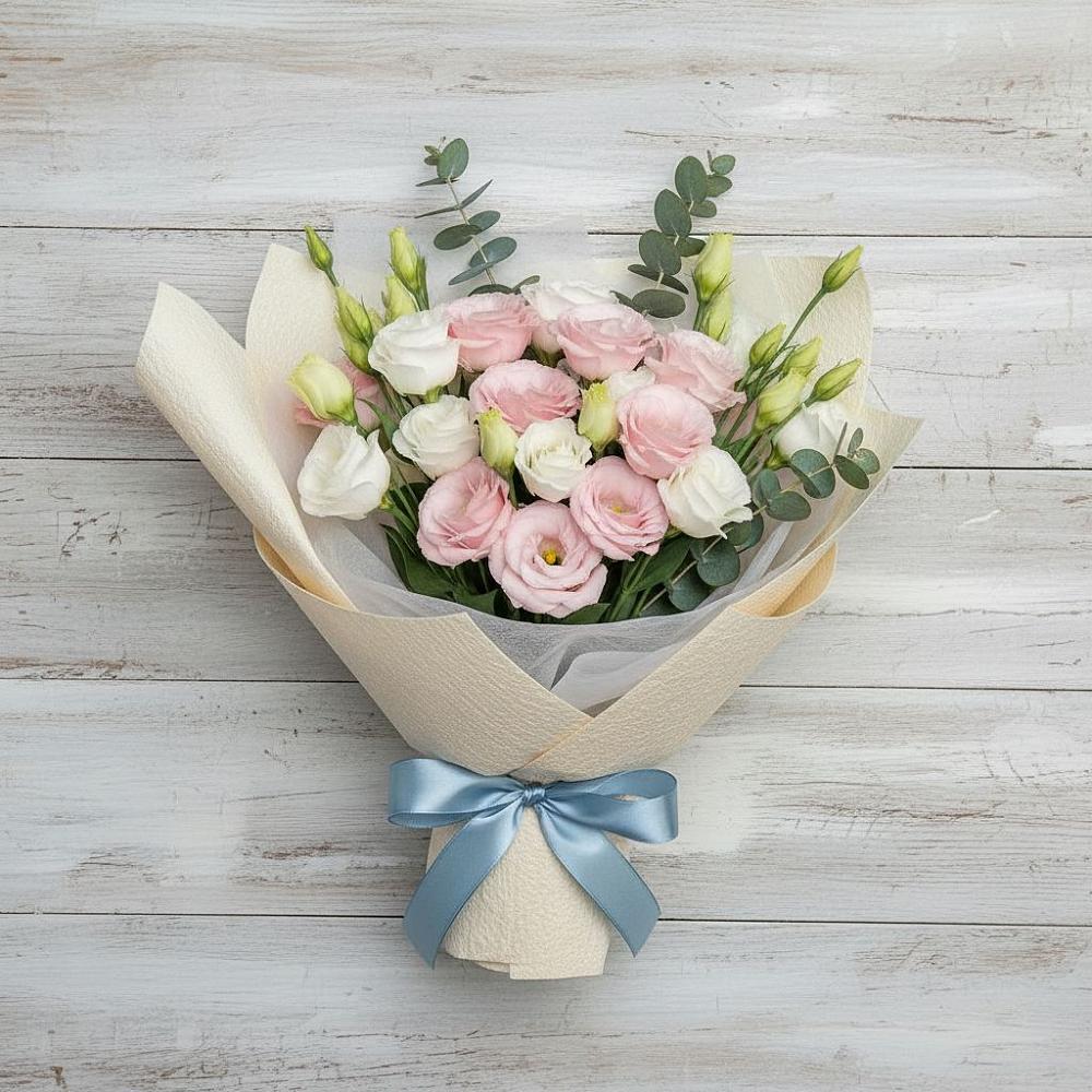 Букет цветов из: Лизиантусы в Арье